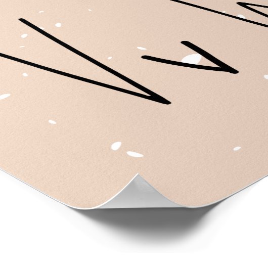 Alfabetposter Poster (Hoek)