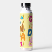 Alfabetpret met speelse potloden waterfles (Links)