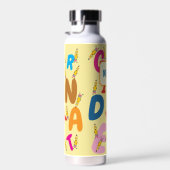 Alfabetpret met speelse potloden waterfles (Rechts)