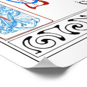 Alfabets of Art Nouveau Style, Mucha Poster (Hoek)