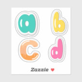 Alfabets Sticker (Vel)