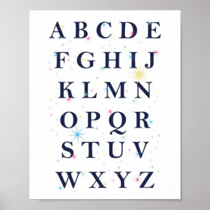 Alfabetsterren Poster