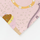 Alfabetten fleece deken (Hoek)