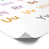 Alfabetten leren poster (Hoek)