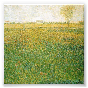 Alfalfa Fields Saint Denis door Georges Seurat Foto Afdruk