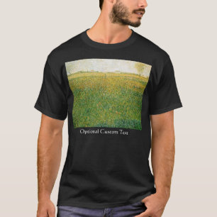 Alfalfa Fields Saint Denis door Georges Seurat T-shirt