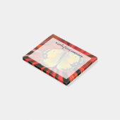 Alfalfa Vlinder Op Cone Bloem Post-it® Notes (Schuin)