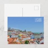 Alfalma Lissabon Portugal Briefkaart (Voorkant / Achterkant)