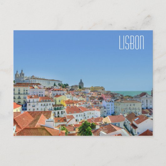 Alfalma Lissabon Portugal Briefkaart (Voorkant)