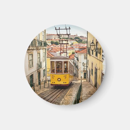 Alfama, Lisboa - Portugal - Tram Magneet (Voorkant)