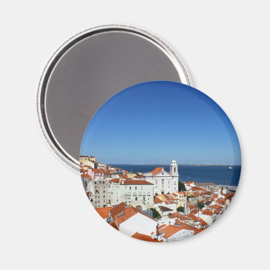 Alfama, Lisbon, Portugal Magneet (Voorkant / Achterkant)