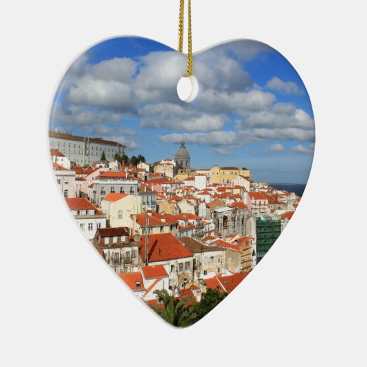 Alfama Lissabon-daken Keramisch Ornament (Rechts)