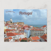 Alfama Lissabon Portugal Briefkaart (Voorkant)