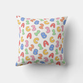 Alfanumerieke speeltijd Kinder Sierkussen (Achterkant)