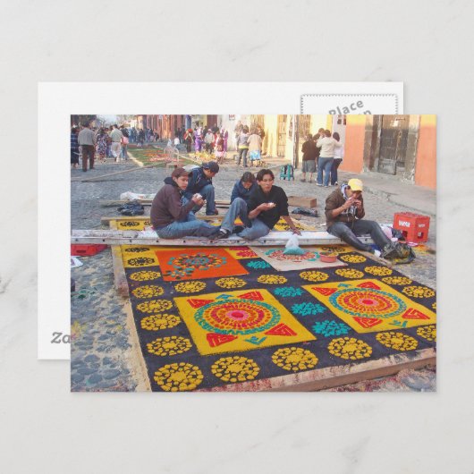 alfombra 18 briefkaart (Voorkant / Achterkant)