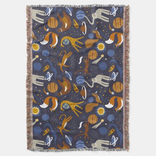 Alfombra de la colección Animals Outer Space Deken (Voorkant Verticaal)