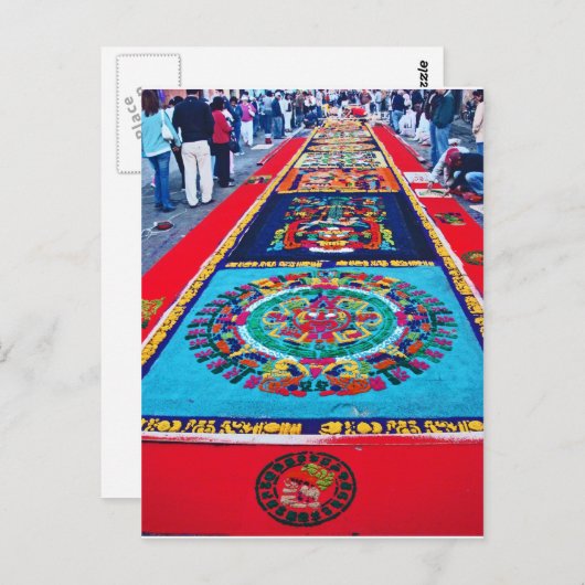 Alfombras de La Antigua 2 Briefkaart (Voorkant / Achterkant)