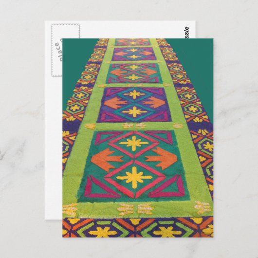 Alfombras de La Antigua 9 Briefkaart (Voorkant / Achterkant)