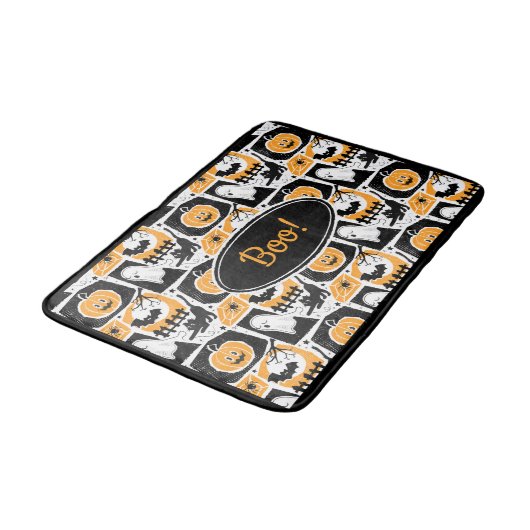 Alfombrilla De Baño Beware of the cat! Badmat (Gekanteld)