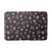 Alfombrilla de baño Violetas y flores silvestres Badmat (Voorkant)