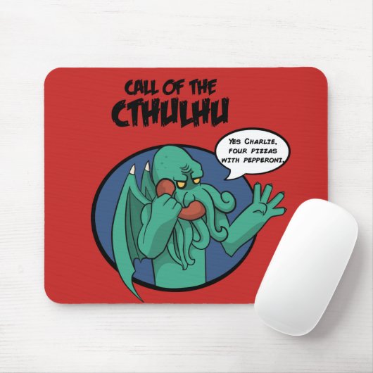Alfombrilla de cthulhu muismat (Met muis)