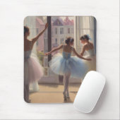Alfombrilla de rató Bailarinas frente a la ventana Muismat (Met muis)
