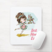 Alfombrilla de ratón para mamá muismat (Met muis)
