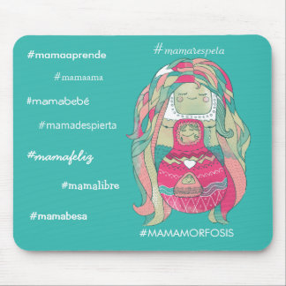 Alfombrilla para ratón hastags #mamamorfosis muismat