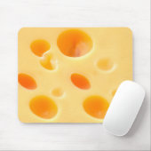 Alfombrilla ratón fondo queso / cheese mousepad muismat (Met muis)