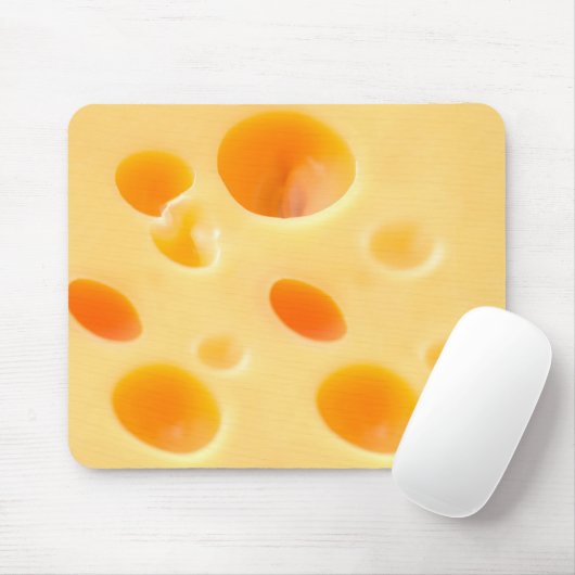 Alfombrilla ratón fondo queso / cheese mousepad muismat (Met muis)