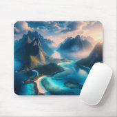 Alfombrilla ratón paisaje muismat (Met muis)