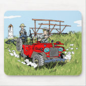 Alfombrilla Willys jeep CJ2A Muismat (Voorkant)
