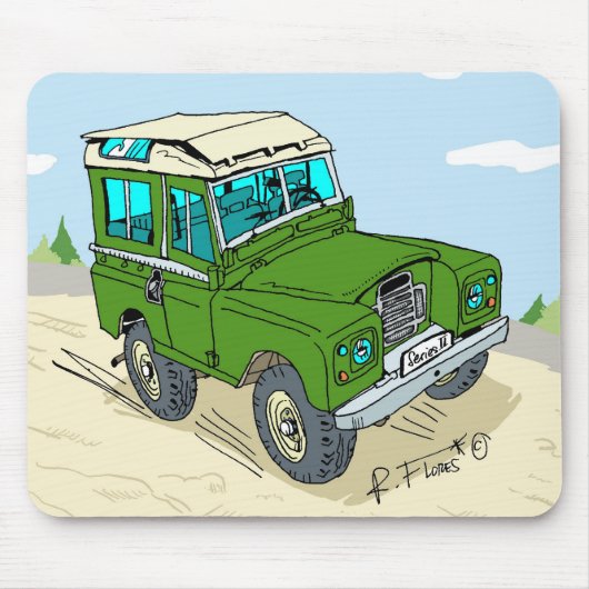 AlfombrillaLRoverSerieII235197 Muismat (Voorkant)