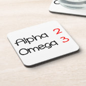 alfomega drankjes onderzetter (Linkerzijde)