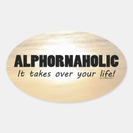 Alfoneholic neemt de levensovaal Sticker over