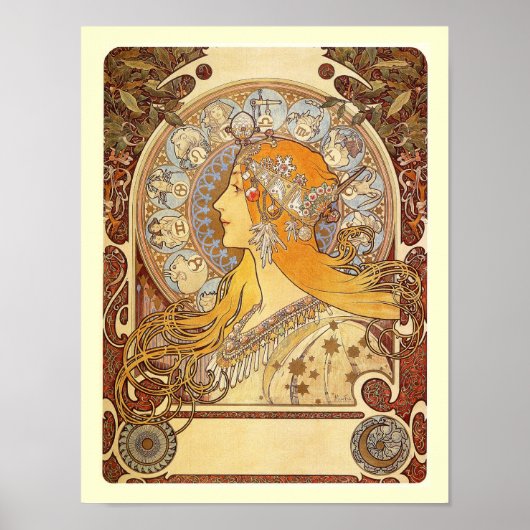 Alfons M. Mucha Poster (Voorkant)