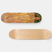 Alfons M. Mucha Skateboard (Horizontaal)