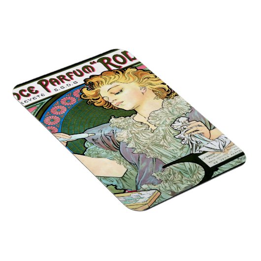 Alfons Mucha 1896 Lance Parfum Rodo Magneet (Rechterzijde)