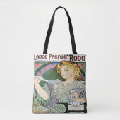 Alfons Mucha 1896 Lance Parfum Rodo Tote Bag (Voorkant)