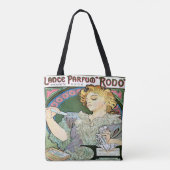 Alfons Mucha 1896 Lance Parfum Rodo Tote Bag (Achterkant)