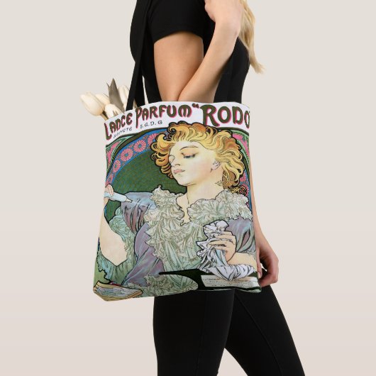 Alfons Mucha 1896 Lance Parfum Rodo Tote Bag (Dichtbij)