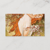 Alfons Mucha - 1896 - Lente Visitekaartje (Voorkant)