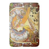 Alfons Mucha 1896 Zodiac Badmat (Voorkant Verticaal)