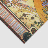 Alfons Mucha 1896 Zodiac Tissuepapier (Detail)