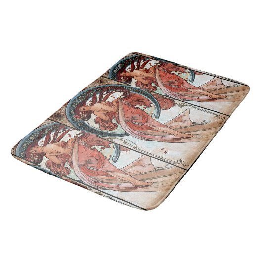 Alfons Mucha 1898 Dance Badmat (Gekanteld)