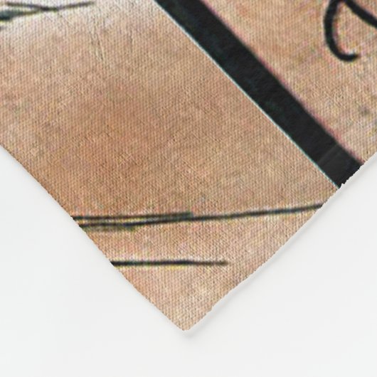 Alfons Mucha 1898 Dance Fleece Deken (Hoek)