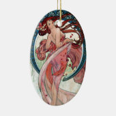Alfons Mucha 1898 Dance Keramisch Ornament (Rechts)