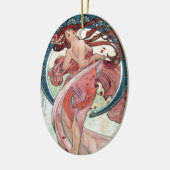 Alfons Mucha 1898 Dance Keramisch Ornament (Links)