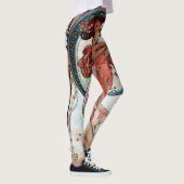Alfons Mucha 1898 Dance Leggings (Rechts)
