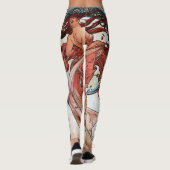 Alfons Mucha 1898 Dance Leggings (Achterkant)